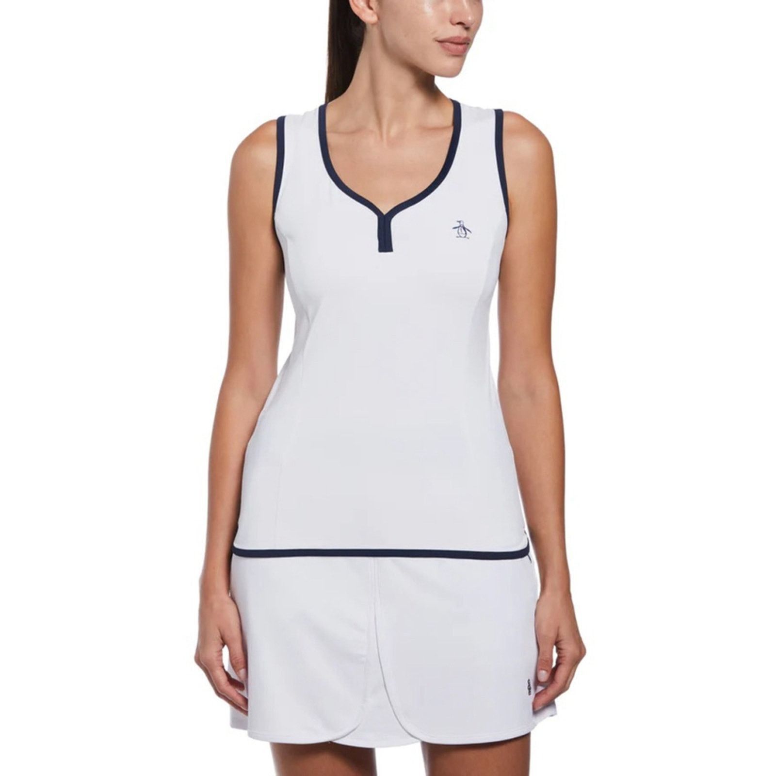 Original Penguin Penguin Women’s white Tank top Size L - tennis or Golf Size L / US 10 / IT 46 - 1 Thumbnail