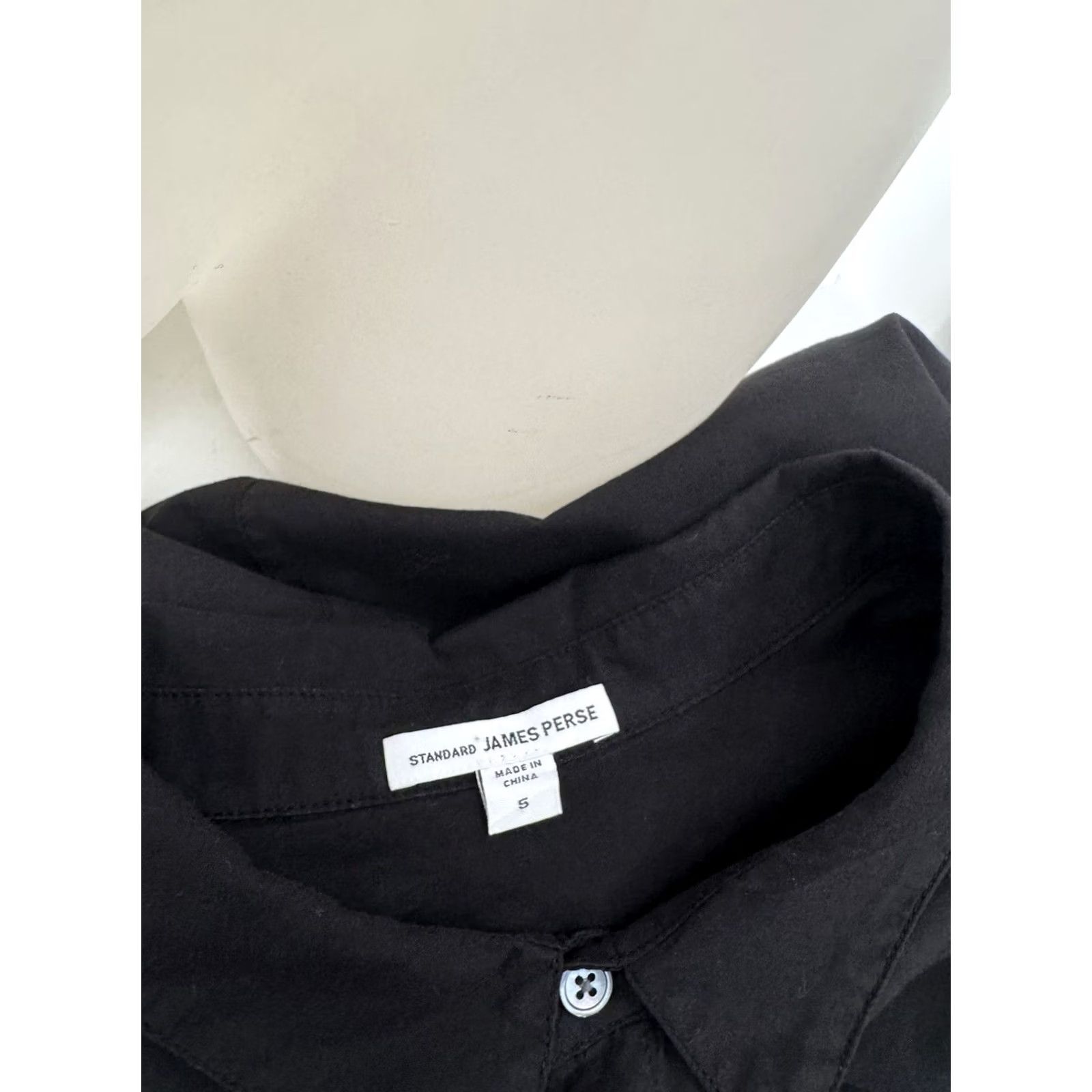 James Perse JAMES PERSE Lightweight Shirt XL Mens Long Sleeve Black Button-Up 5/XL EXCELLENT Size US XL / EU 56 / 4 - 4 Thumbnail