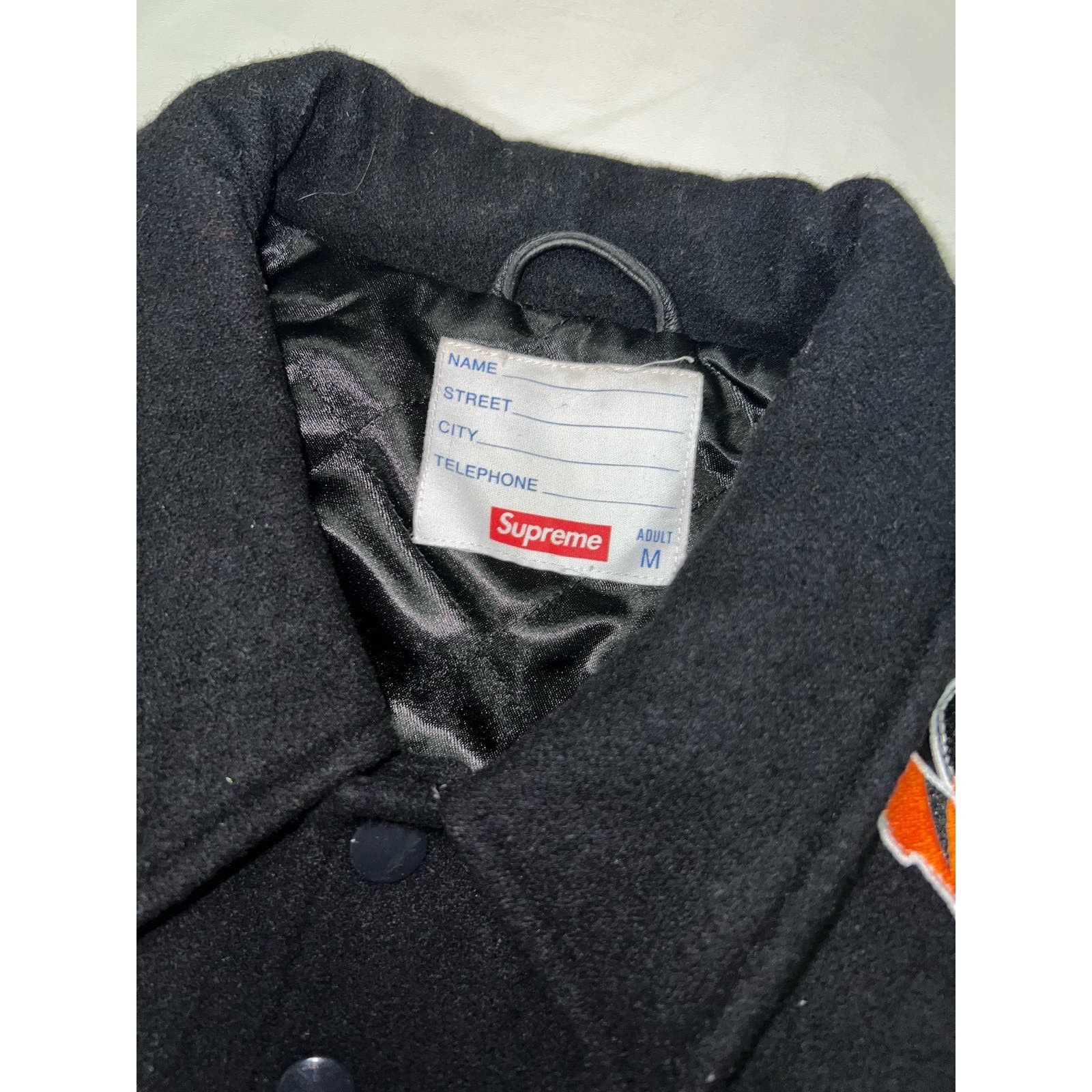 Supreme Supreme FW14 Franchise Patch Wool Varsity Jacket Size US M / EU 48-50 / 2 - 3 Thumbnail