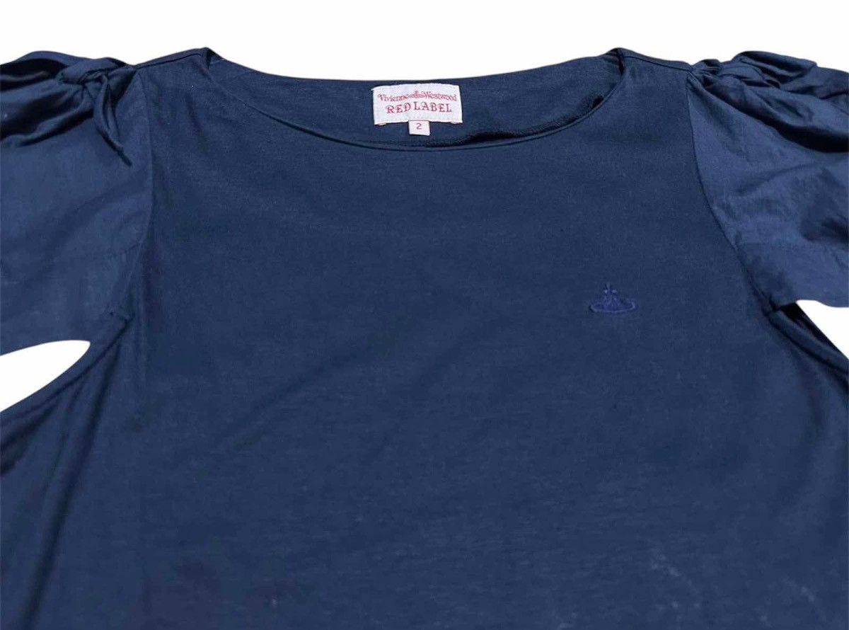 Vivienne Westwood 🔥NiceVintage Vivienne Westwood Red Label Tee Ribbon Shoulder Size S / US 4 / IT 40 - 5 Thumbnail
