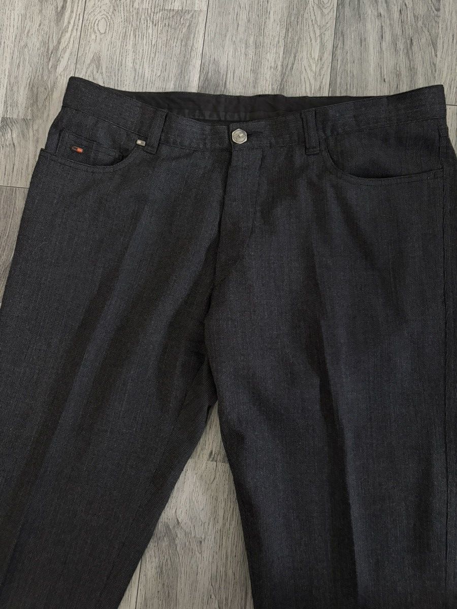 Corneliani Corneliani Dark Charcoal Gray Wool Dress Jeans Size US 38 / EU 54 - 2 Thumbnail