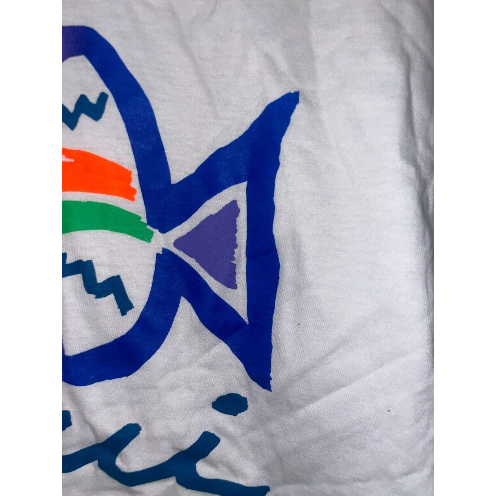 Hanes Vintage Hawaii Shirt Maui Humuhumunukunukuapua'a Fish 80s L Size US L / EU 52-54 / 3 - 5 Thumbnail