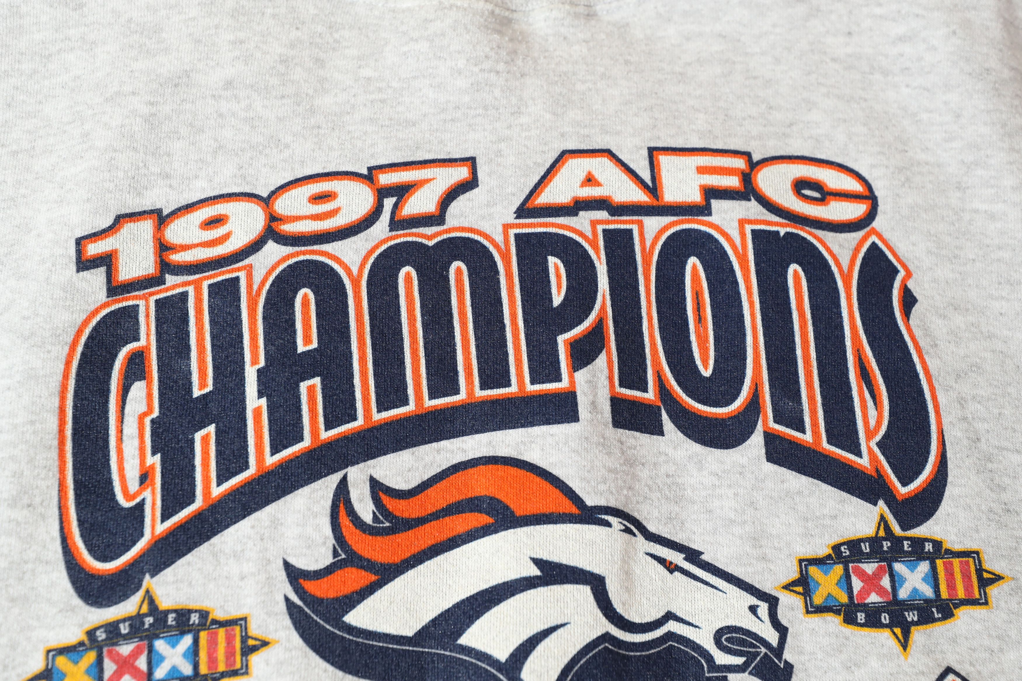 NFL Denver Broncos 1997 AFC Champions Vintage Crewneck (XL) Size US XL / EU 56 / 4 - 5 Thumbnail