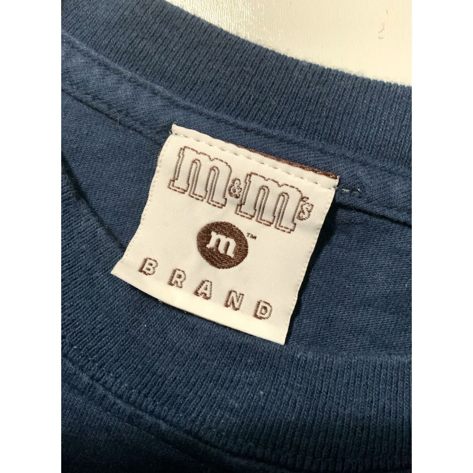 Other VINTAGE M&M’s Mars Incorporated Must Warn Others 3D L/S Navy T-Shirt XL Mens Blue Size US XL / EU 56 / 4 - 7 Thumbnail