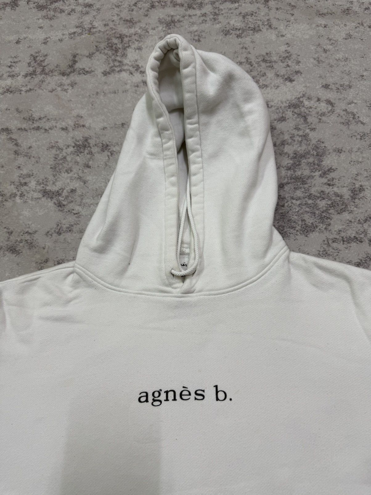 agnes b. Vintage Agnes B. Center Logo Pullover Sweater Hoodie Size S / US 4 / IT 40 - 4 Thumbnail