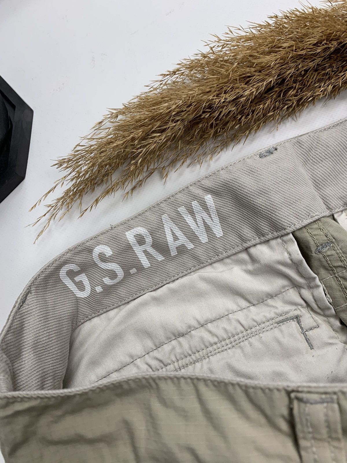 G-Star × Vintage Vintage G-Star RAW Y2K Baggy Cargo Pant Size US 32 / EU 48 - 18 Thumbnail
