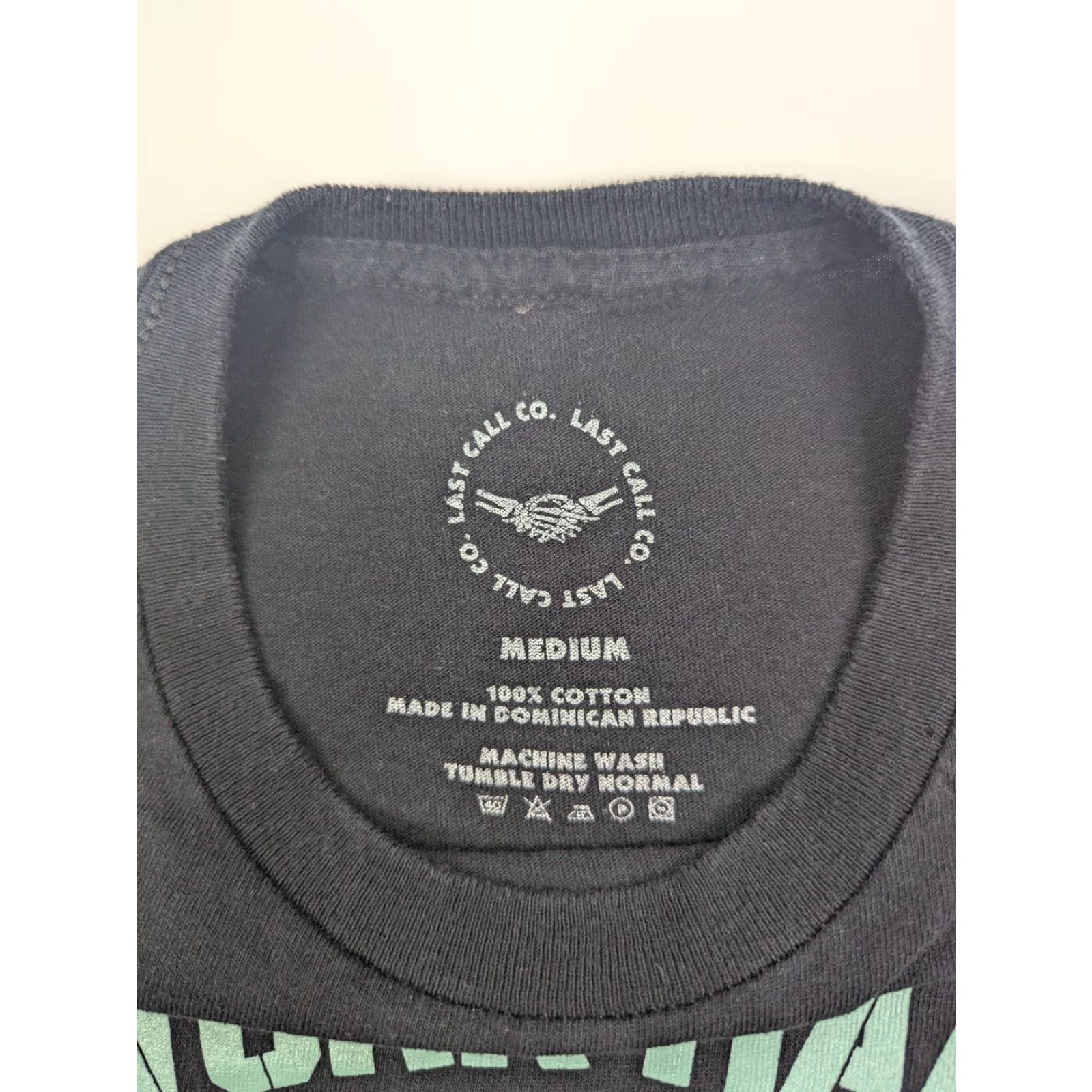 Vintage Last Call Co. T Shirt Men’s Medium Black Short Sleeve Work Hard Play Harder Graphic Print Crew Neck Logo Shirt Mens Black 90s? Size US M / EU 48-50 / 2 - 7 Thumbnail