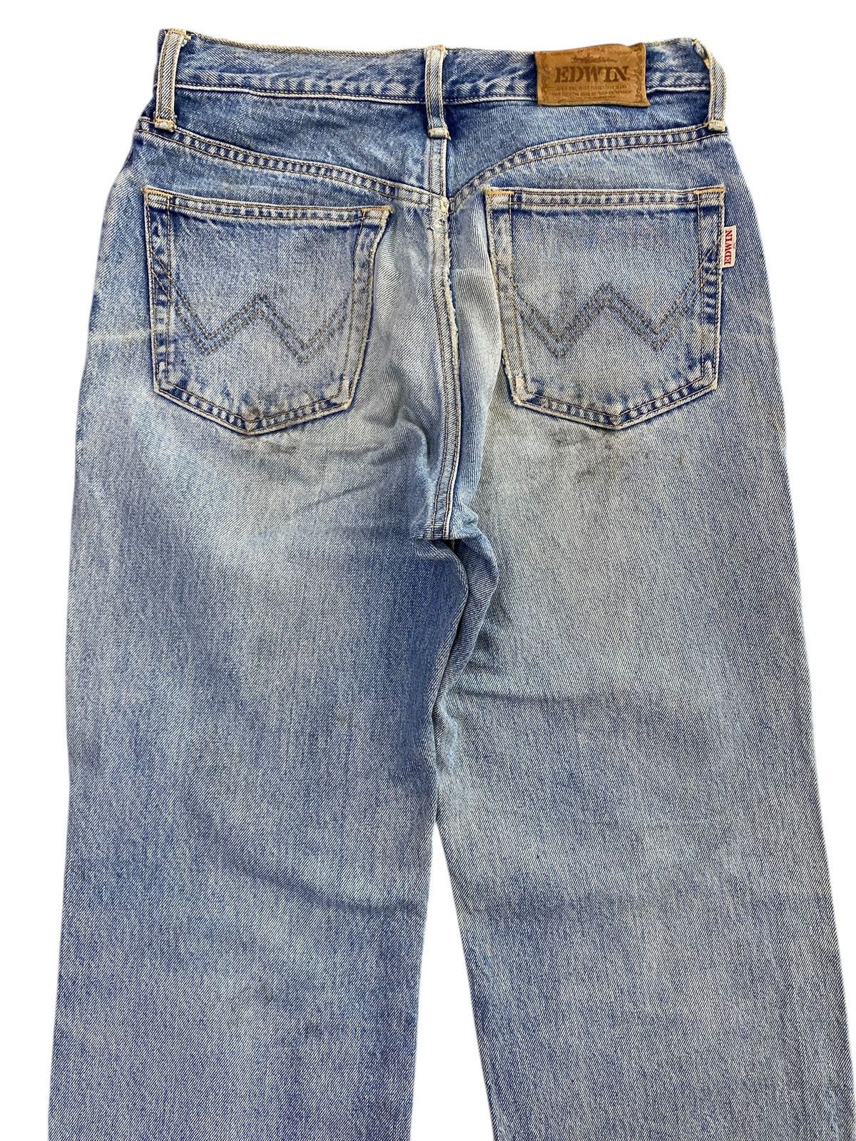 Edwin Vintage Edwin Acid Light Wash Style Ripped Jeans Size US 28 / EU 44 - 4 Thumbnail