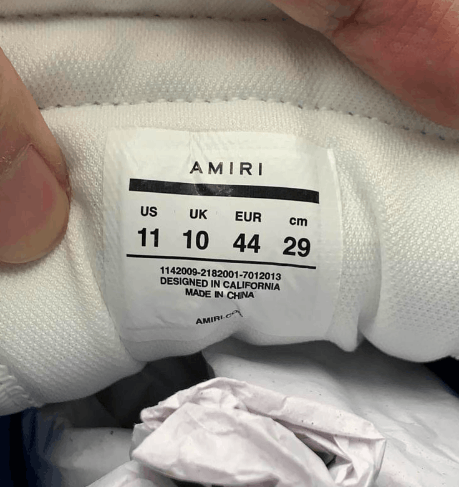 Amiri Amiri Hi-Top Sneakers Size US 11 / EU 44 - 4 Thumbnail
