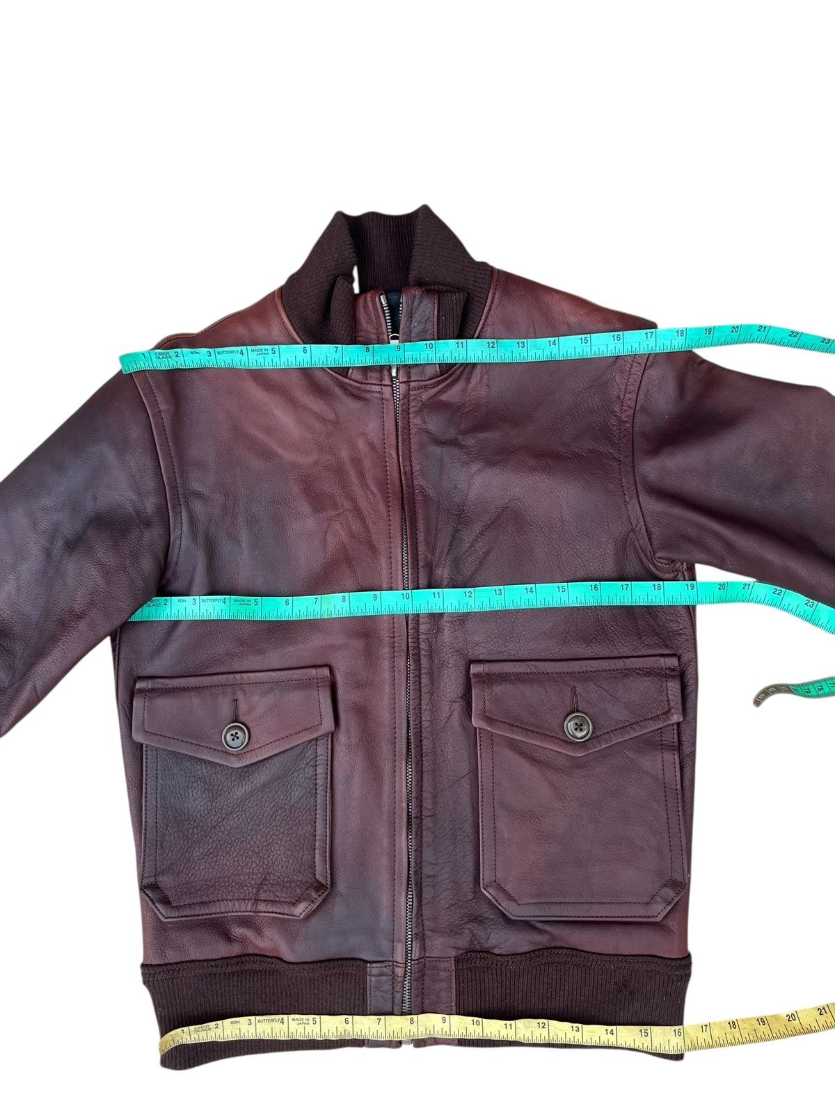 N.Hoolywood SAMPLE Only N.Hoolywood Japan Fade Patina Leather Jacket Size US S / EU 44-46 / 1 - 4 Thumbnail
