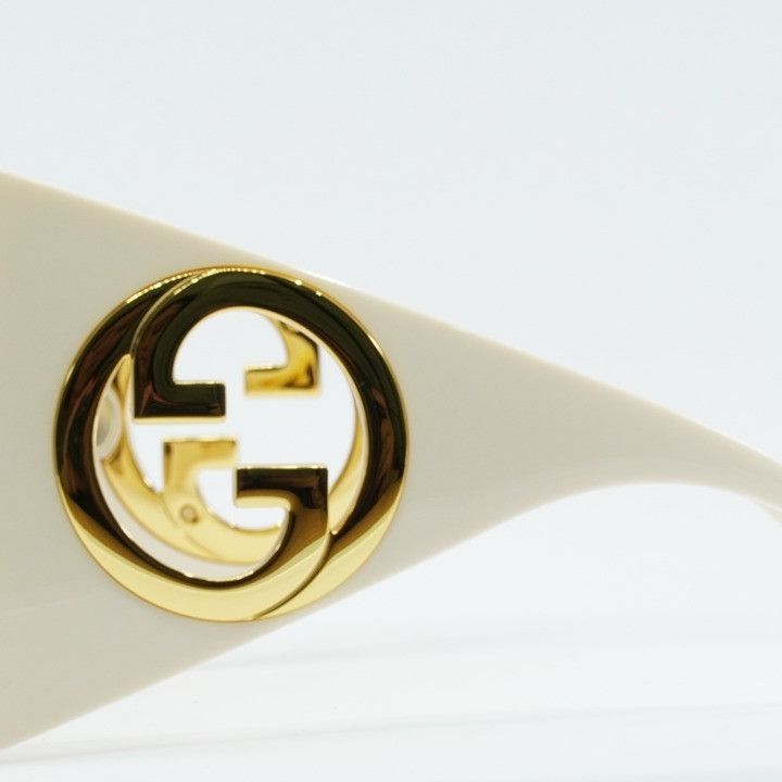 Gucci Gucci GG1255S 002 Sunglasses Ivory Butterfly Frame Size ONE SIZE - 7 Thumbnail