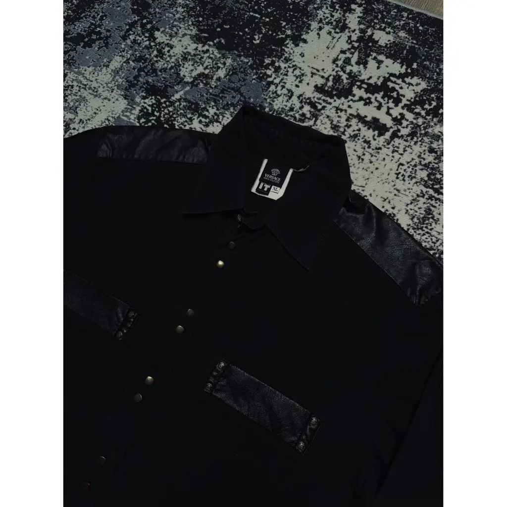Versace Jeans Couture Versace Shirt Black Size XL Size US XL / EU 56 / 4 - 3 Thumbnail