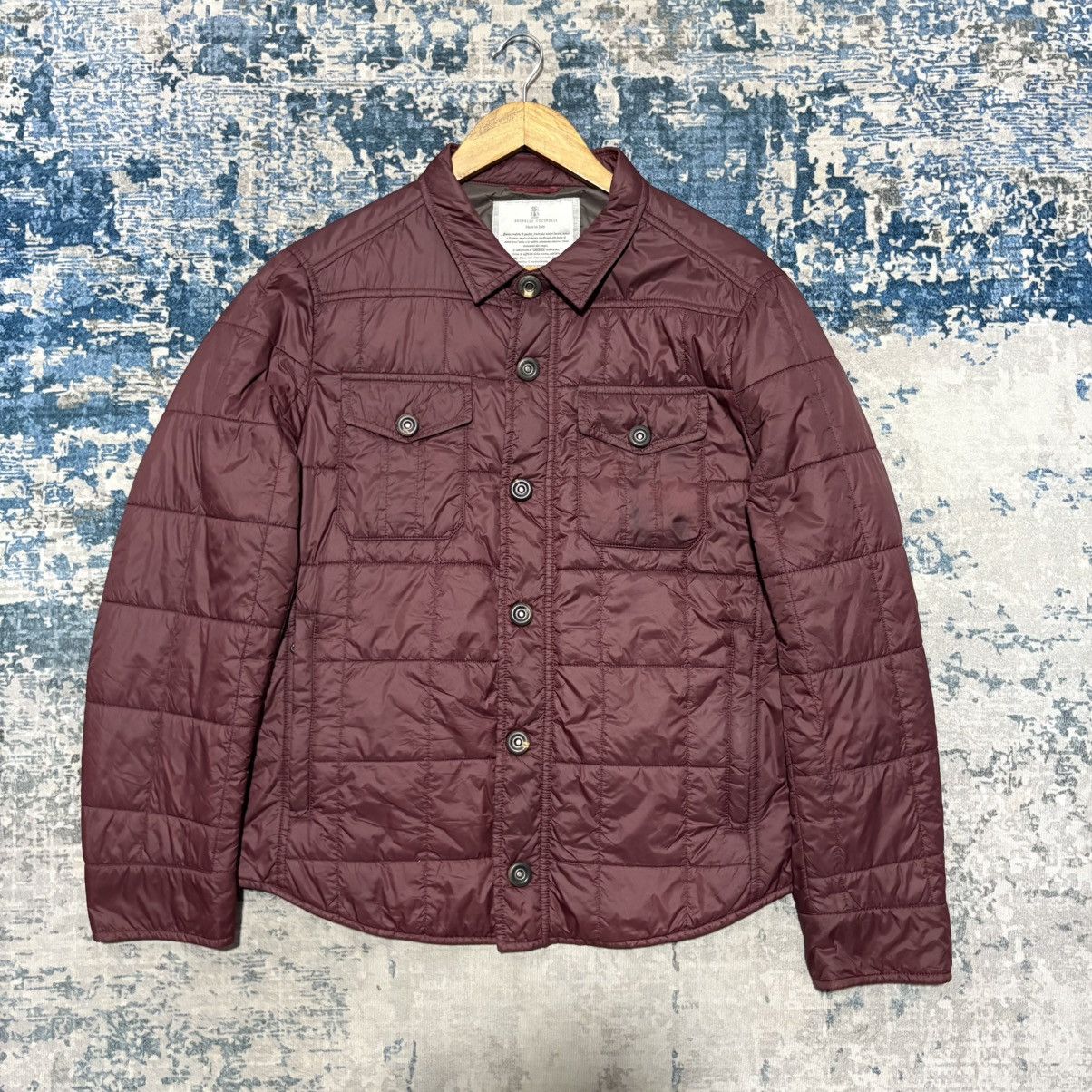 Brunello Cucinelli Brunello Cucinelli snap button light down jacket Size US S / EU 44-46 / 1 - 1 Thumbnail
