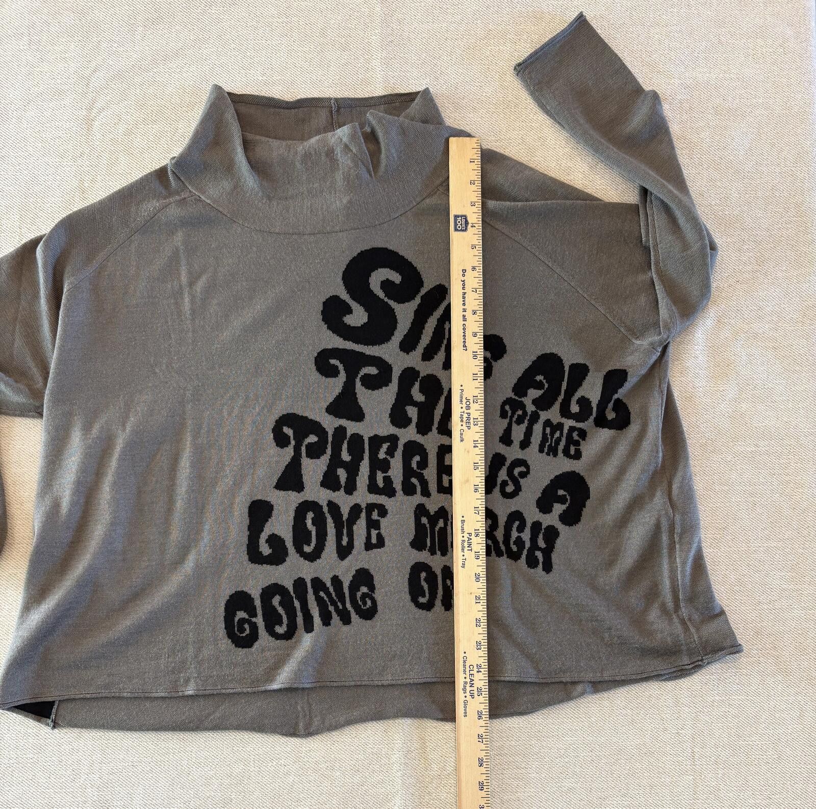 Rundholz Rundholz Dip "Sing All The Time" Sweater Grey Men's Medium Size US M / EU 48-50 / 2 - 2 Thumbnail