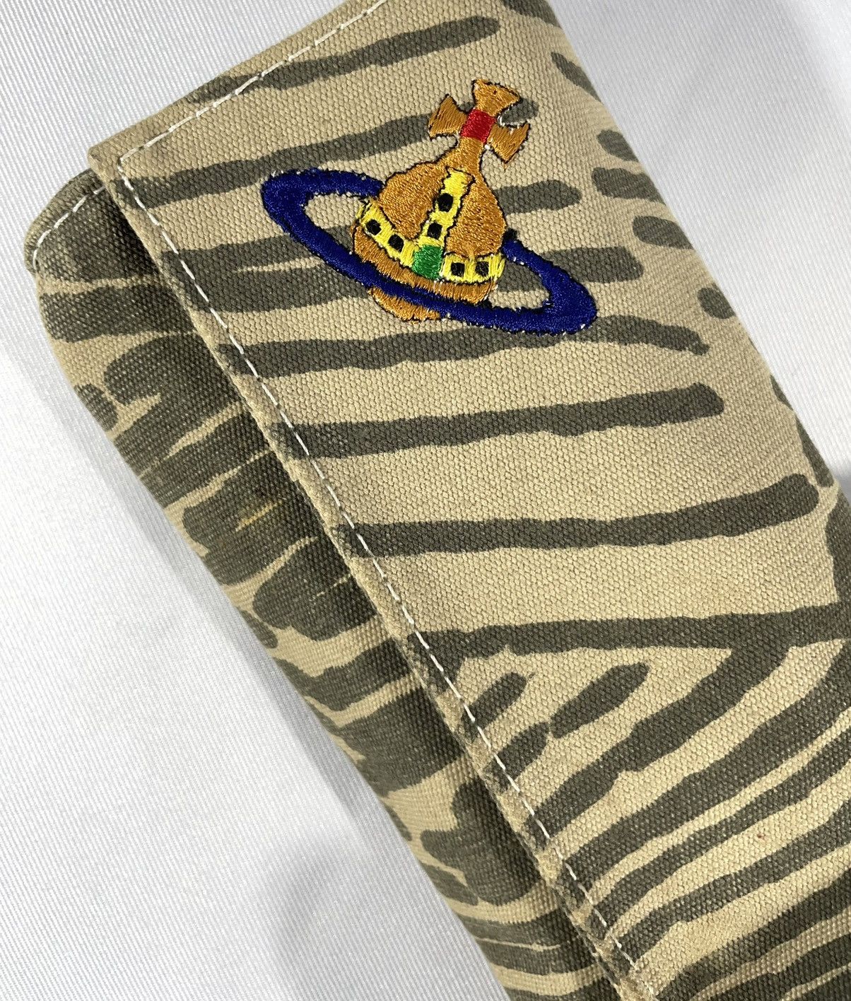 Vivienne Westwood Kenya Canvas Orb Clutch Bag Size ONE SIZE - 3 Thumbnail