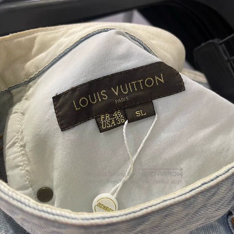Louis Vuitton Louis Vuitton Solid denim pants Size US 36 / EU 52 - 3 Thumbnail