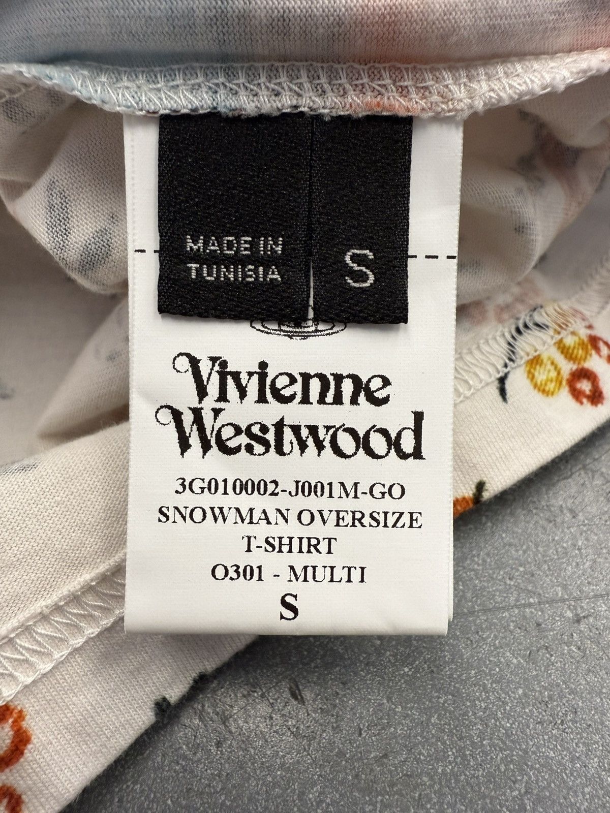 Vivienne Westwood Vivienne Westwood Oversized Snowman Multicolor Tee Size US S / EU 44-46 / 1 - 11 Thumbnail