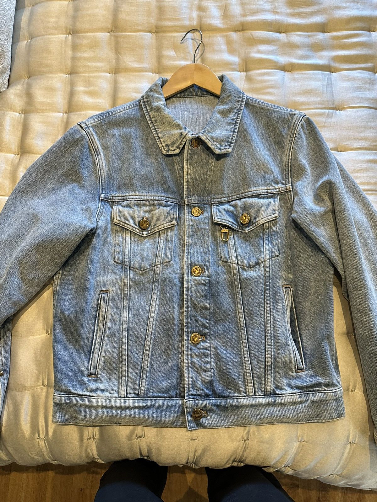 Louis Vuitton × Virgil Abloh Louis vuitton dna denim jacket Size US S / EU 44-46 / 1 - 1 Thumbnail