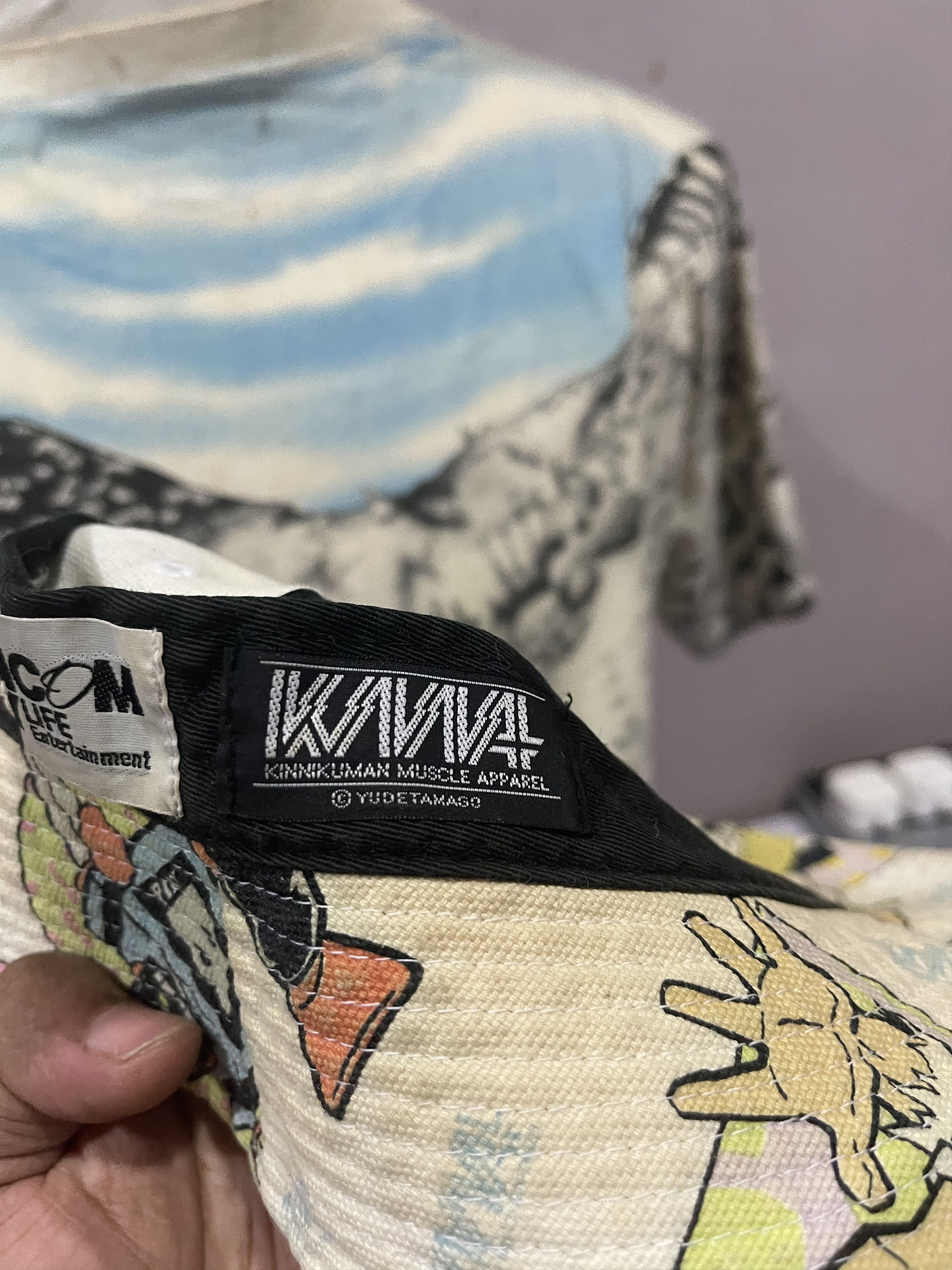 Japanese Brand Medicom Toy X Kinnikuman Yudetamago Bucket Hat Size ONE SIZE - 3 Thumbnail