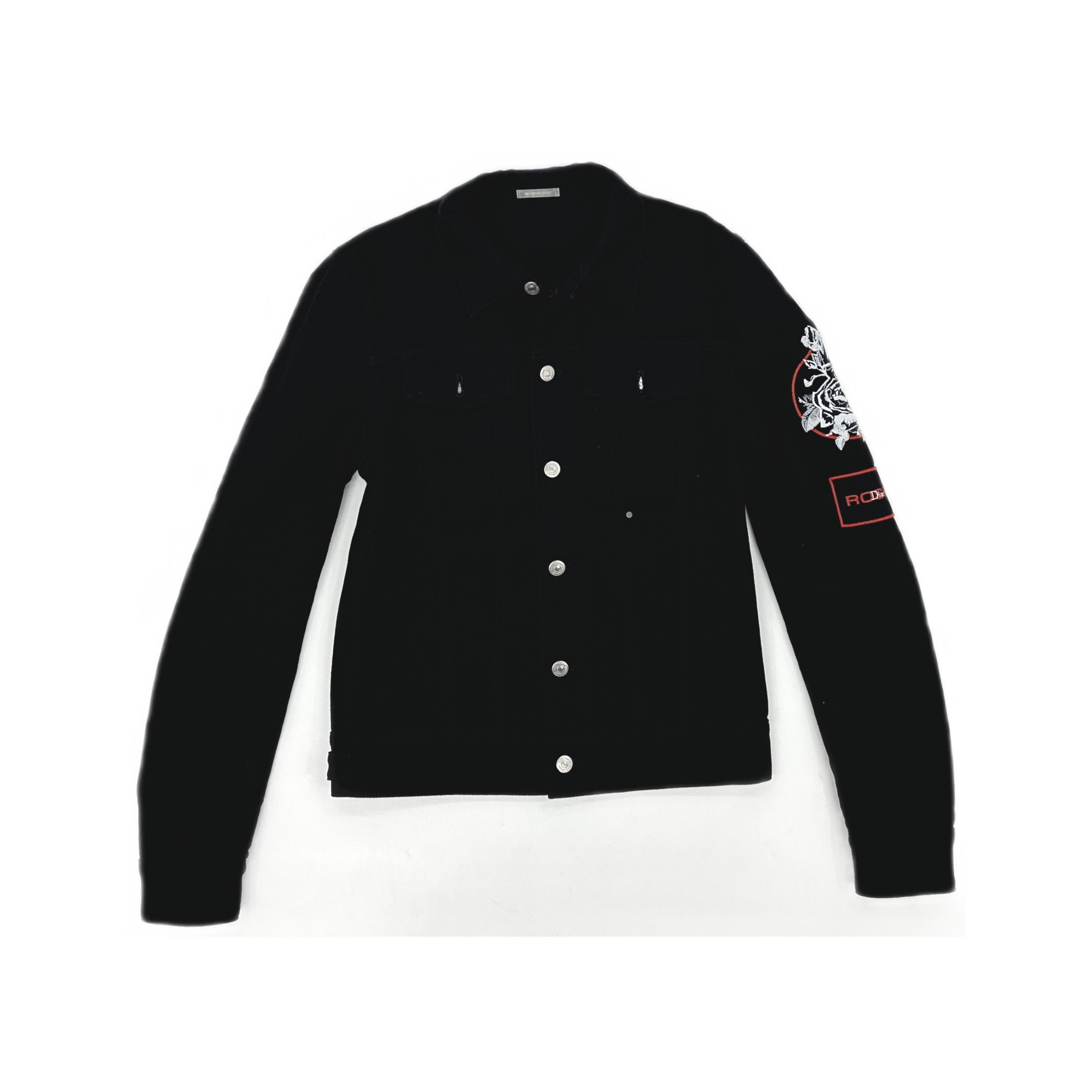 Dior × Hedi Slimane Dior Homme SS04 Strip Destroyed Black Waxed