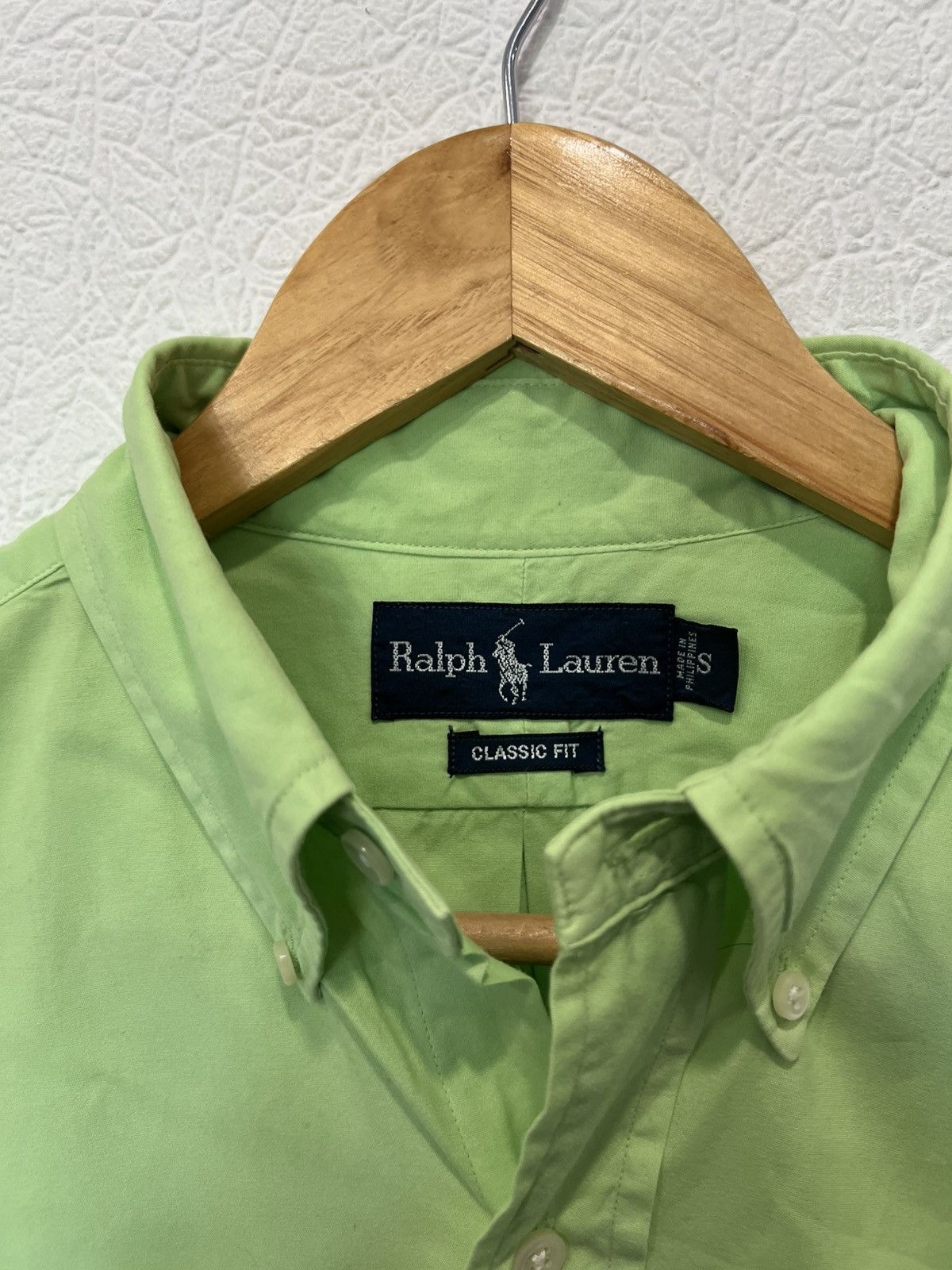 Polo Ralph Lauren Polo Ralph Lauren Green Button Up Shirt Rare Size US S / EU 44-46 / 1 - 3 Thumbnail