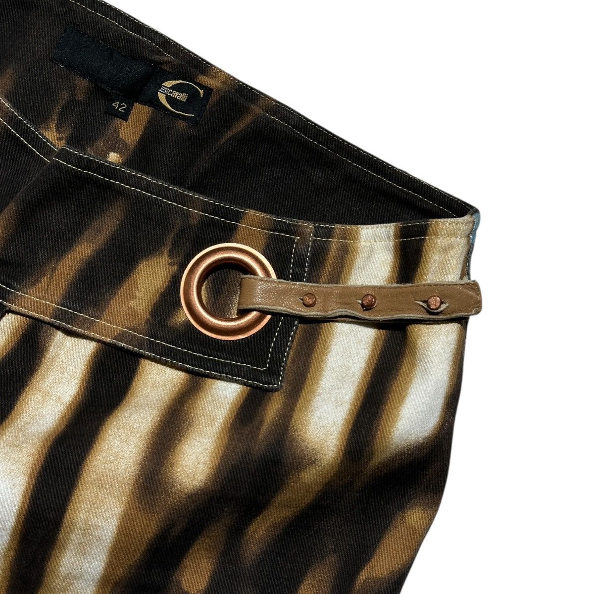 Just Cavalli × Roberto Cavalli Archive graphic denim Size 30" / US 8 / IT 44 - 2 Thumbnail