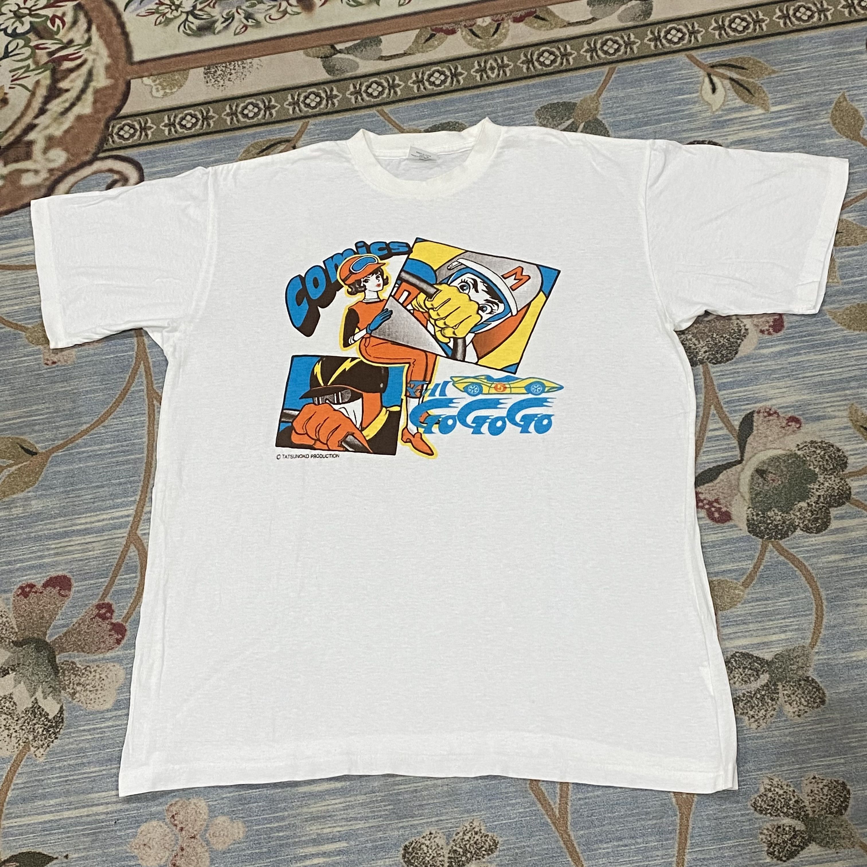 Vintage Vintage Speed Racer Mach Go Go Go tshirt Size US L / EU 52-54 / 3 - 1 Thumbnail