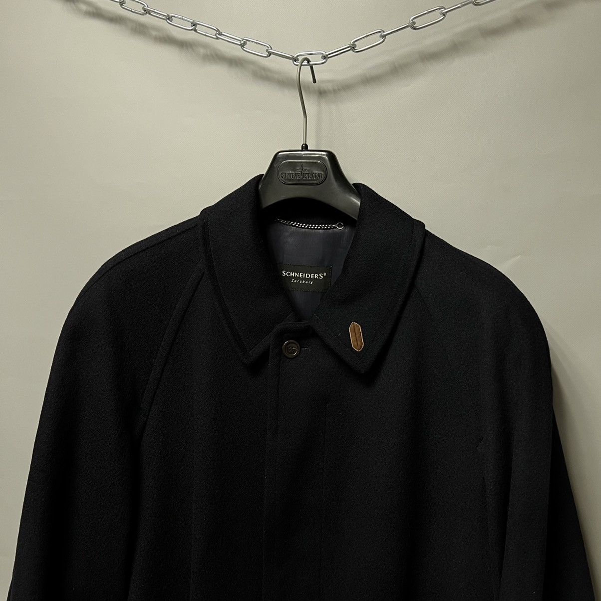 Schneiders Schneiders Salzburg Wool Long Overcoat Black Wool + Alpaca Size US L / EU 52-54 / 3 - 6 Thumbnail