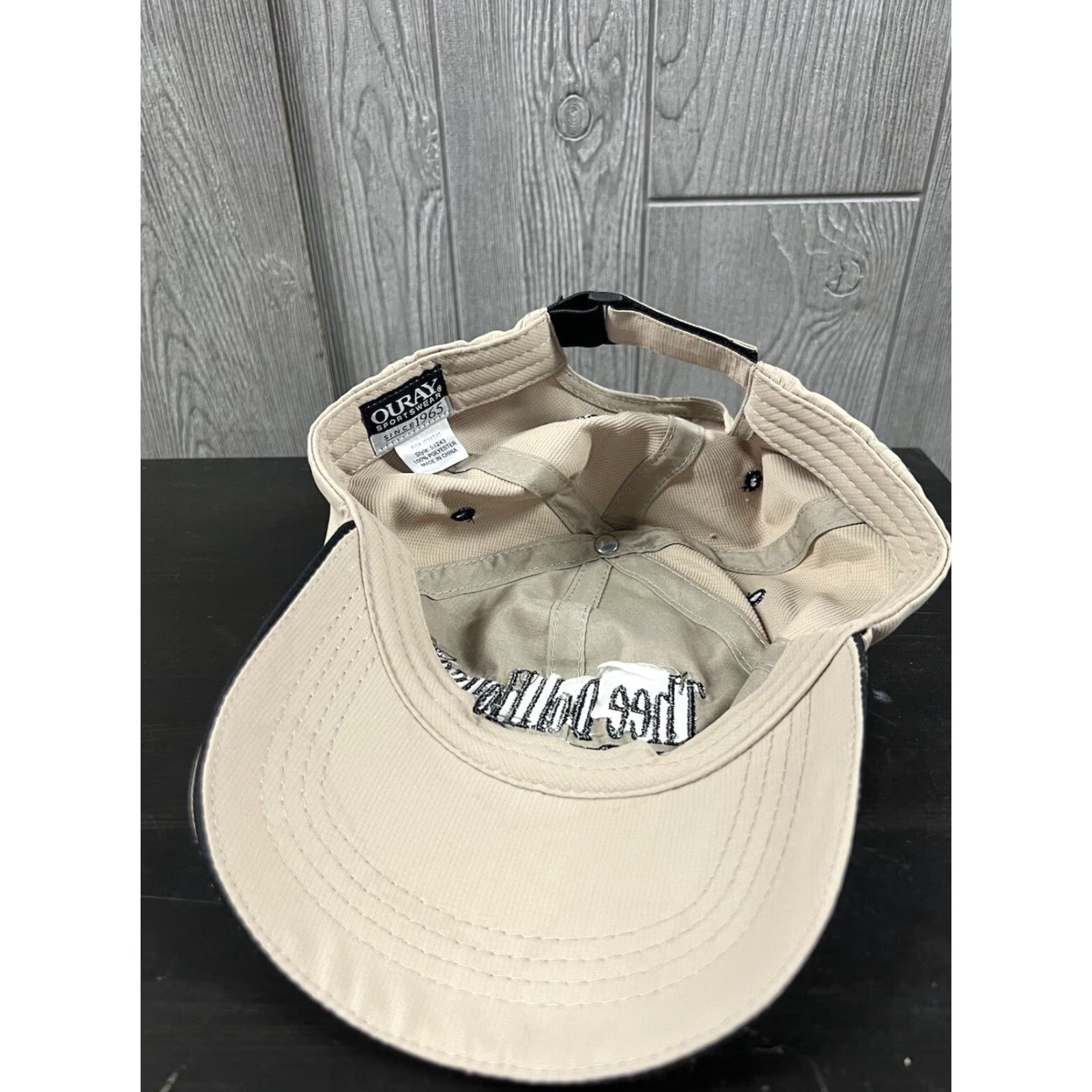 Vintage Ouray Thee Dollhouse Strapback Dad Hat Beige OSFA Men Baseball Cap Adjustable Lightweight Breathable Size ONE SIZE - 6 Thumbnail
