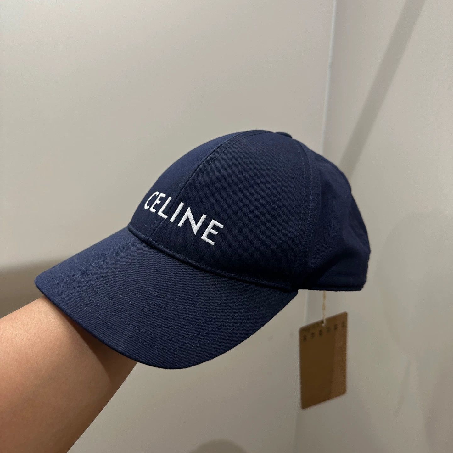 Celine Celine may123 Logo Lettering Baseball Cap L Cotton Size ONE SIZE - 2 Thumbnail