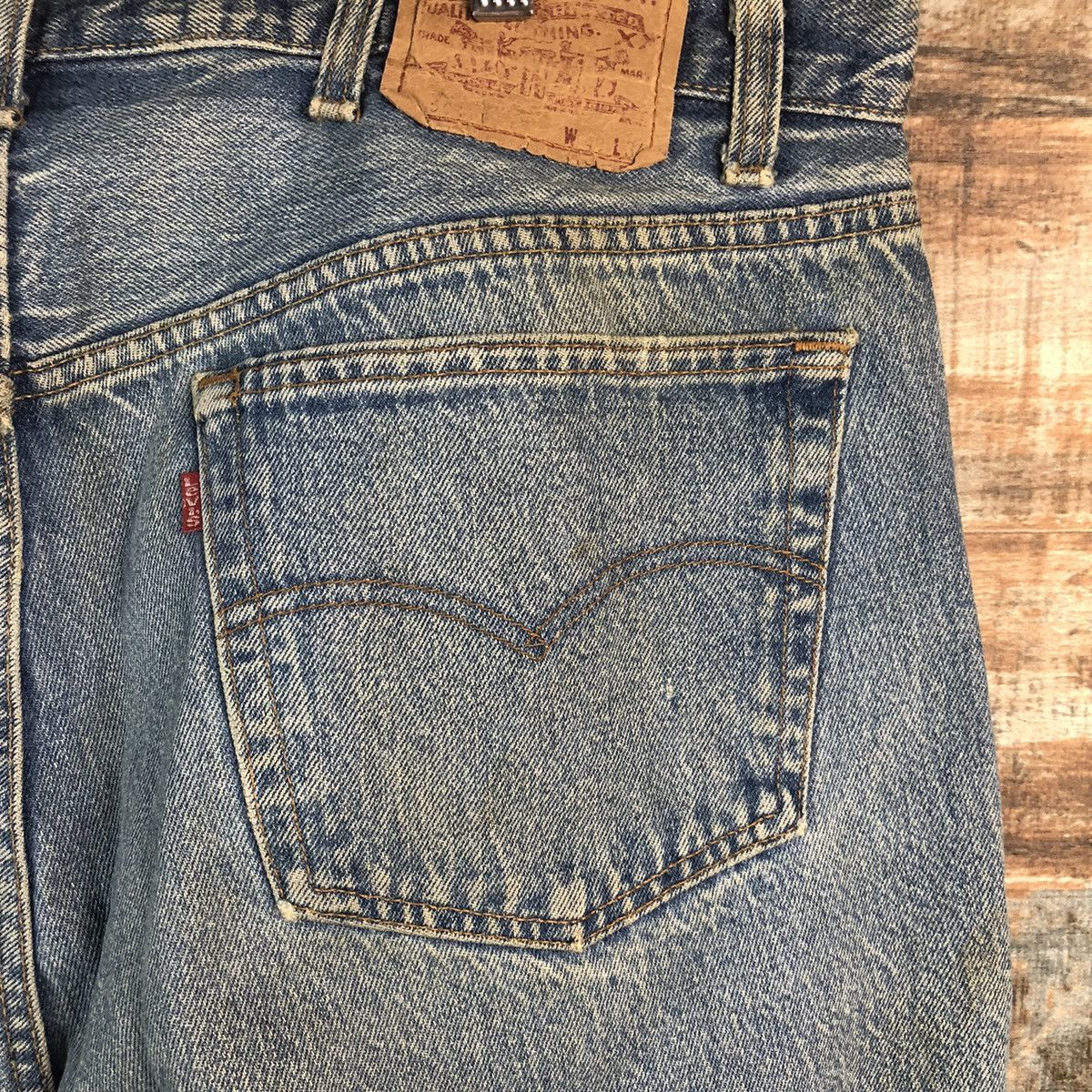 Levi's 80' Levis vintage Blue Denim Pants #A2572 Size US 39 - 18 Thumbnail