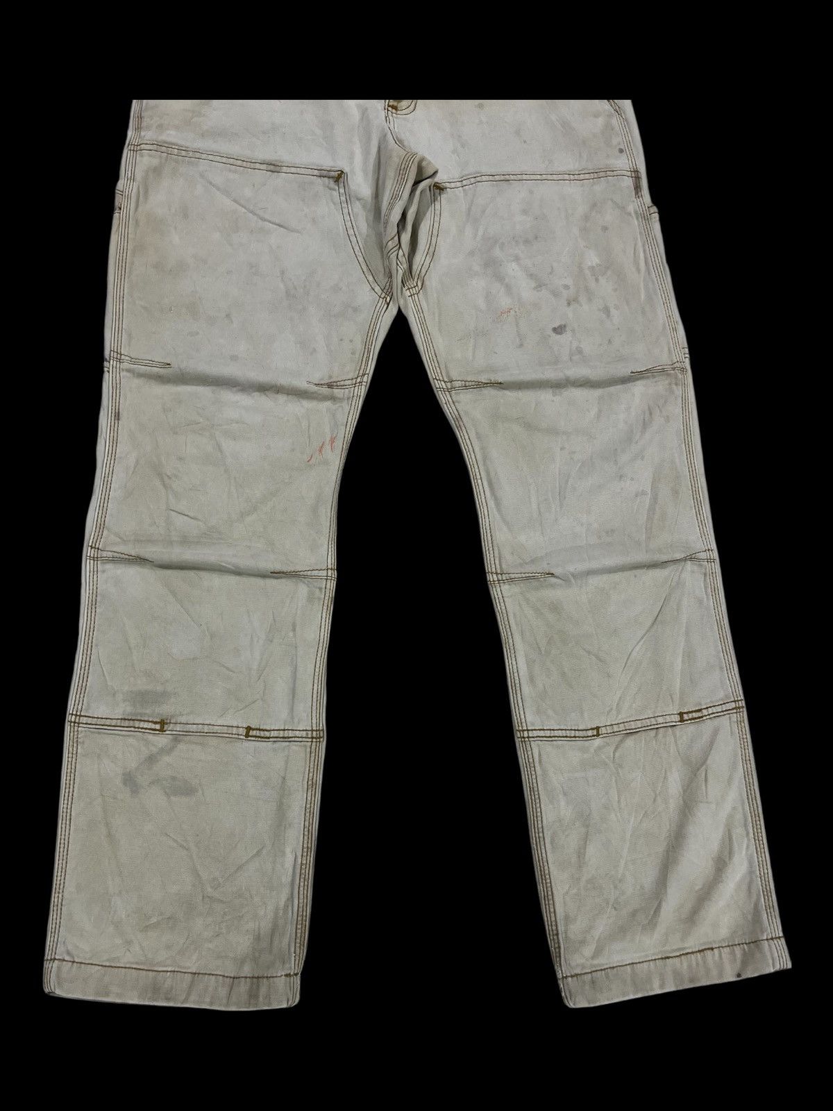 Carhartt × Vintage Carhartt Double Knee Carpenter Relax Fit Distressed Jeans Size US 32 / EU 48 - 4 Thumbnail