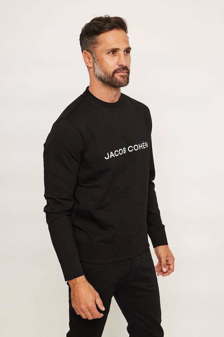 Designer × Jacob Cohen Jacob Cohen Men’s Black Sweatshirt, Size M Size US M / EU 48-50 / 2 - 15 Thumbnail