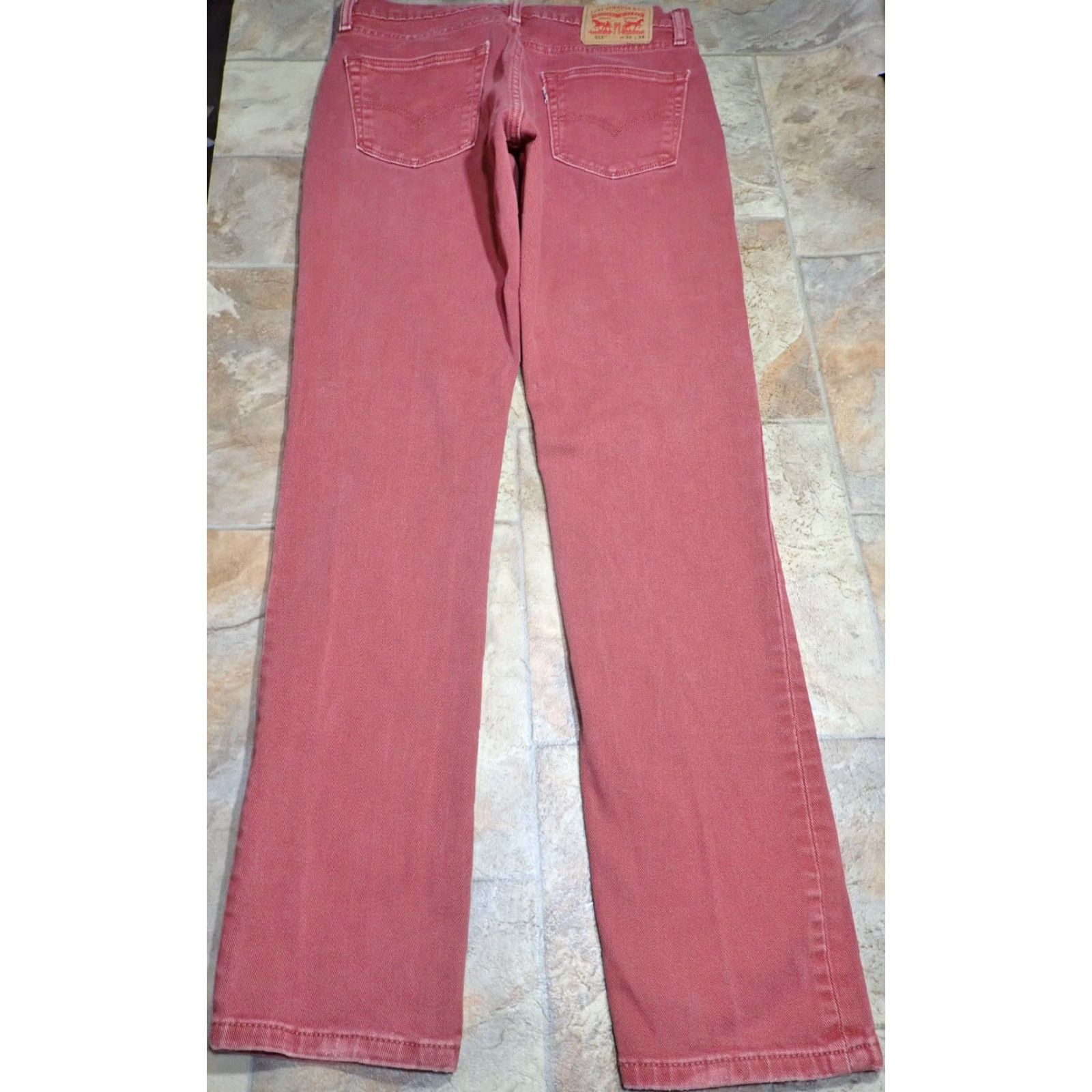 Levi's VINTAGE Levi's 511 Jeans Burgundy Wine Red Slim Fit Denim 32 x 34 5-Pocket Design Stretch Men Size US 32 / EU 48 - 2 Thumbnail