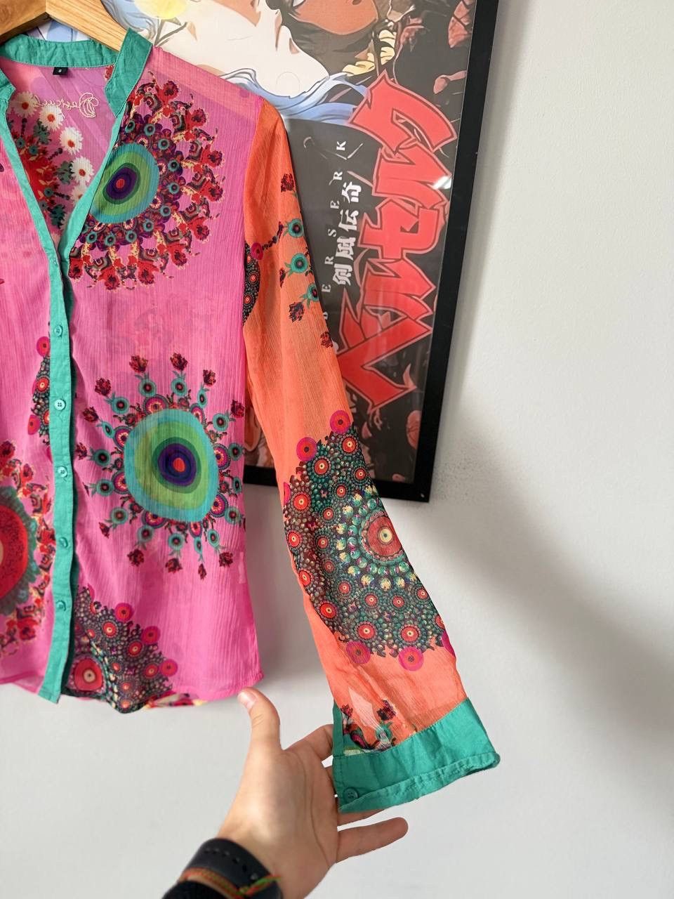Desigual Vintage Desigual Rare Long Sleeve Bog face rap Y2K tee Size S / US 4 / IT 40 - 9 Thumbnail