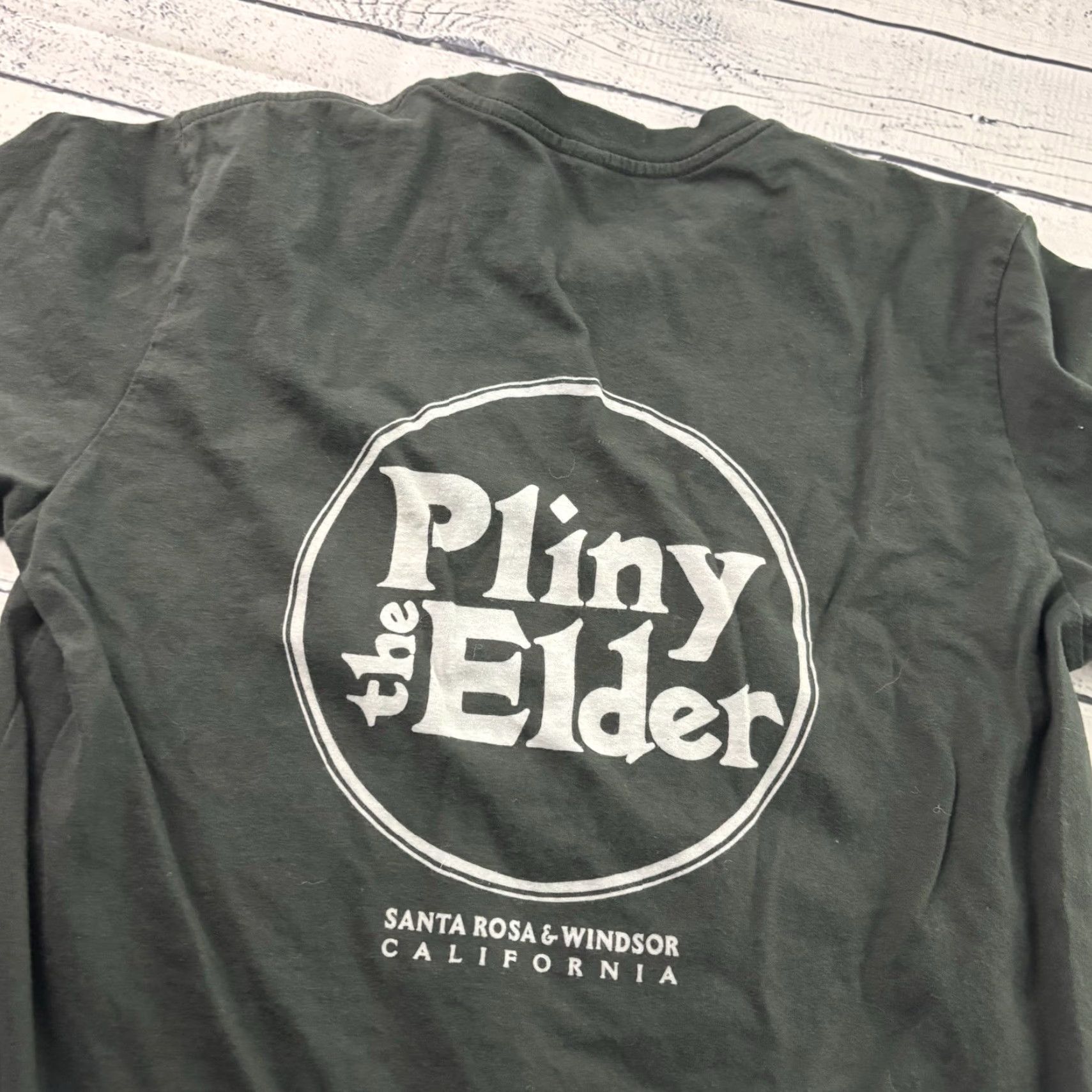 Vintage Russian River Brewing Pliny the Elder Short Sleeve T Shirt Mens M Gray Nike? Size US M / EU 48-50 / 2 - 6 Thumbnail