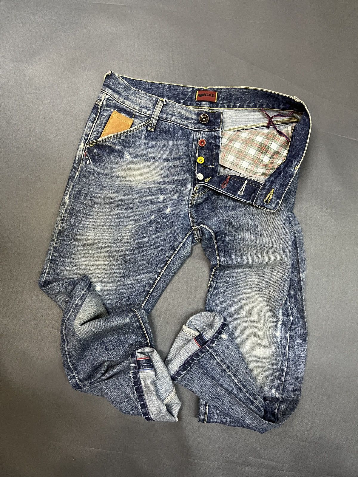 GAS GAS ITALY SPECIAL MODEL DESIGNER JEANS Size US 29 - 1 Thumbnail