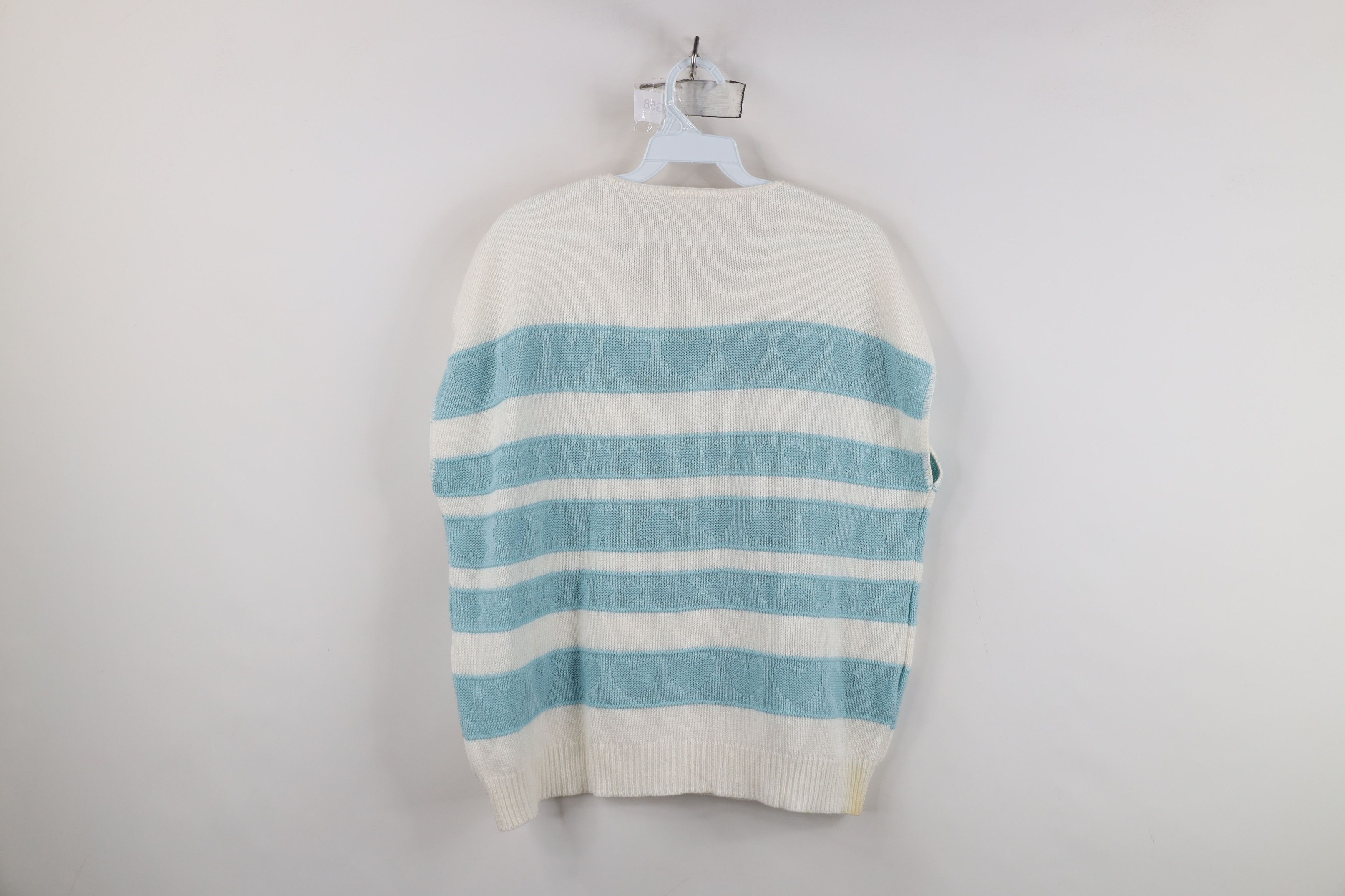 Vintage Vintage 80s 90s Mid Mod Fairy Kei Kawaii Sweater Vest USA Size 3XL / US 20-22 - 8 Thumbnail