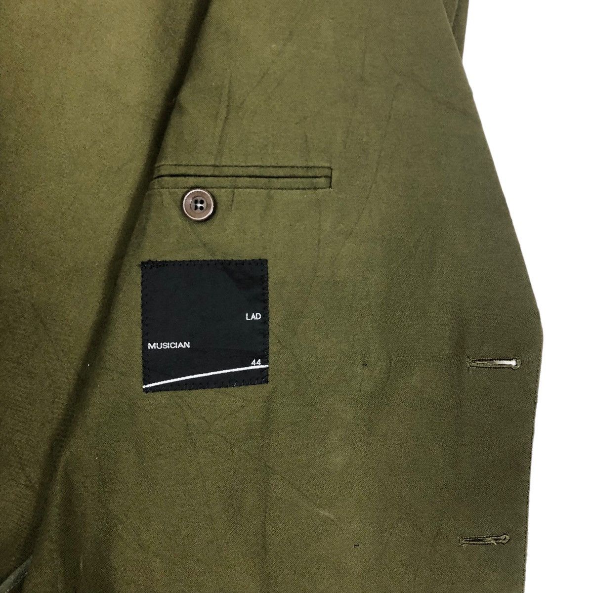 Japanese Brand × Lad Musician × Vintage Vintage Lad Musician Double Breasted Wide Lapel Light Jacket Size M / US 6-8 / IT 42-44 - 7 Thumbnail