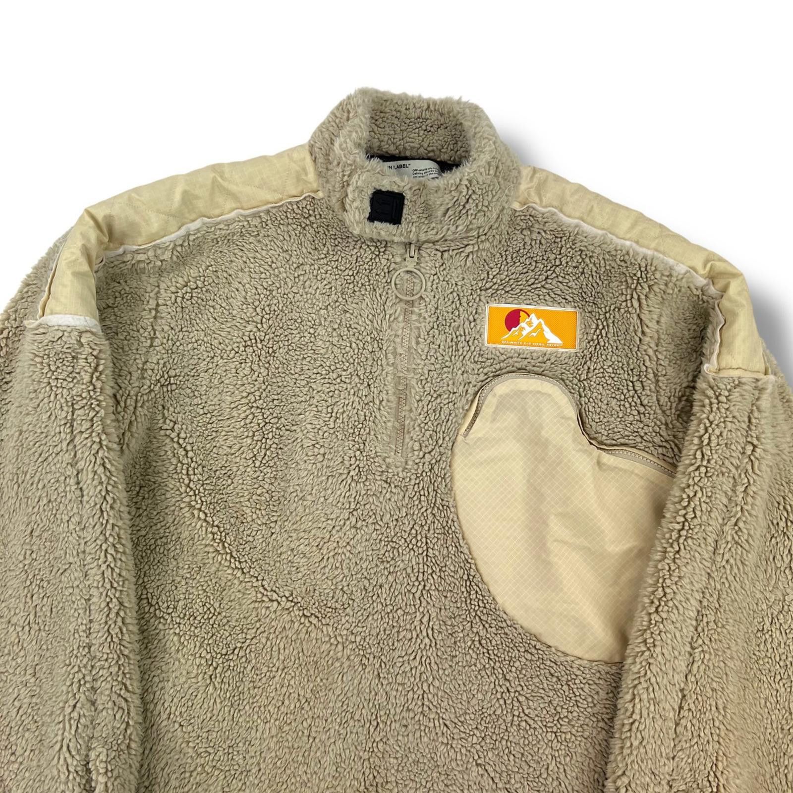 Off-White Off-White Beige Fleece Size US M / EU 48-50 / 2 - 1 Thumbnail