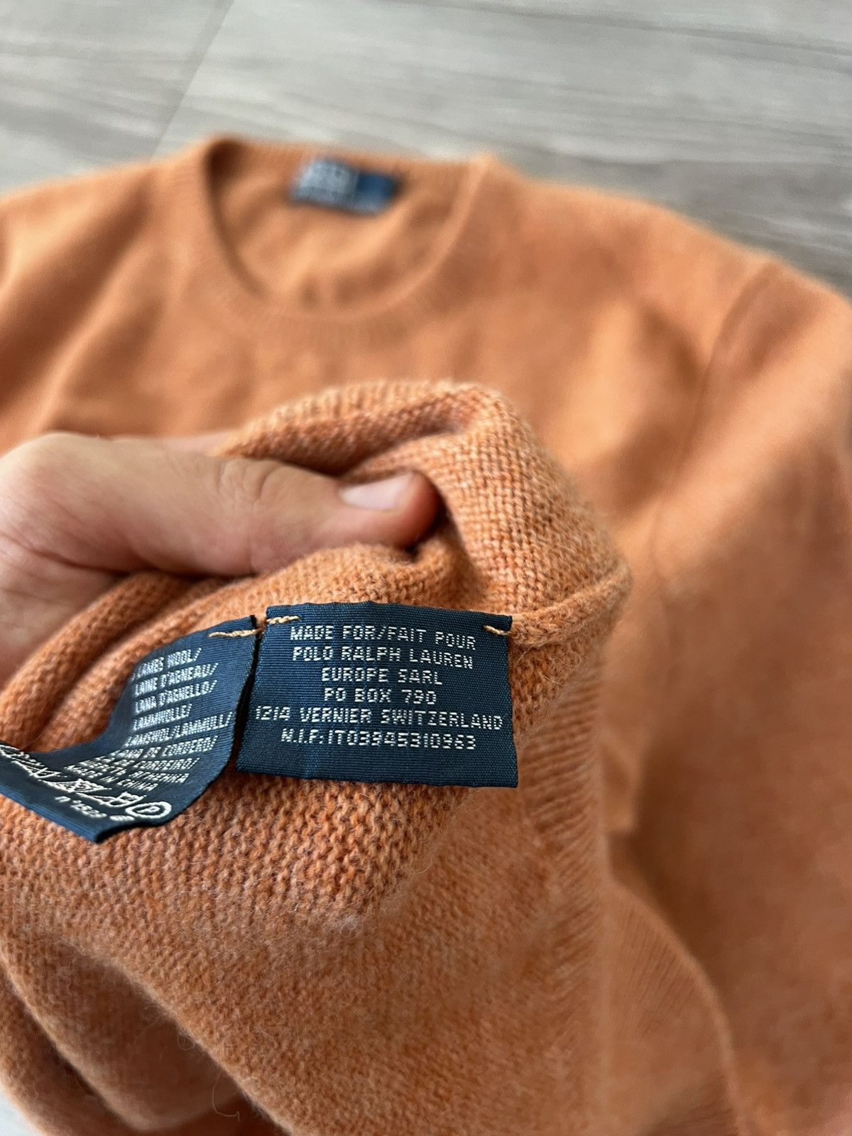 Polo Ralph Lauren ‼️Polo Ralph Lauren Luxury 100% Lambs Wool Sweater‼️ Size US L / EU 52-54 / 3 - 20 Thumbnail