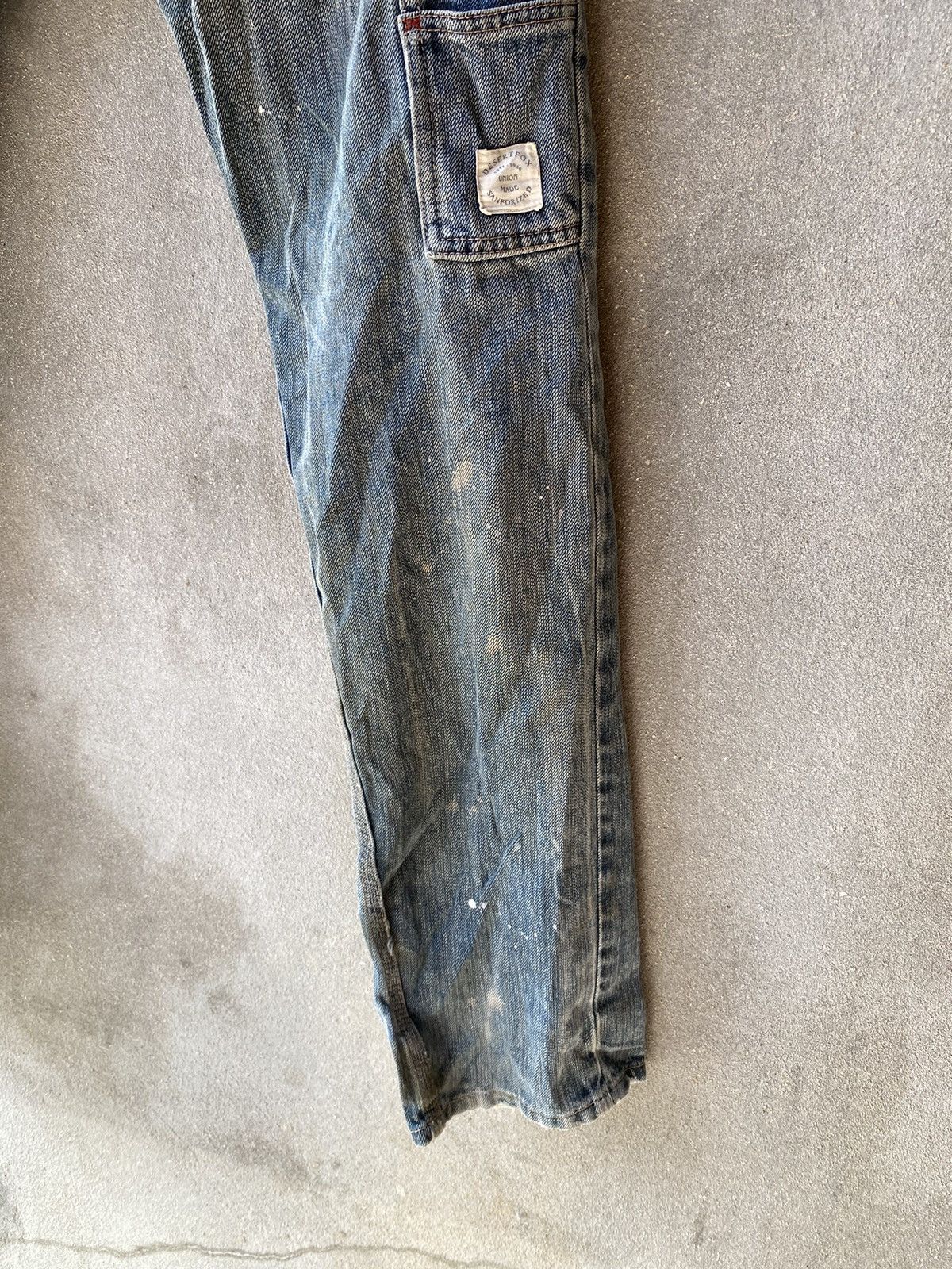 Designer × PPFM PPFM Distressed Denim Pants Like Punk Rock Style Size US 32 / EU 48 - 11 Thumbnail