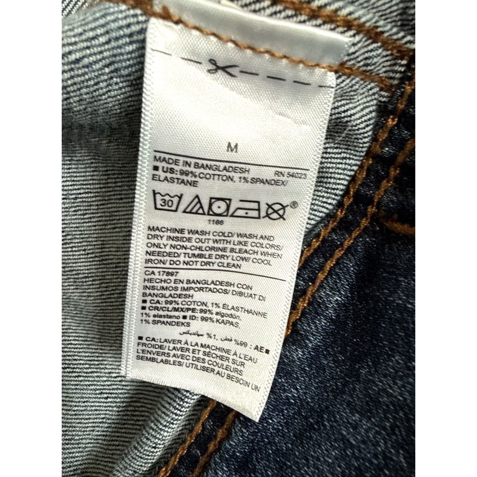 Old Navy Old Navy Denim Jacket Women’s M Medium Blue Cotton Jacket Size 32" / US 10 / IT 46 - 6 Thumbnail