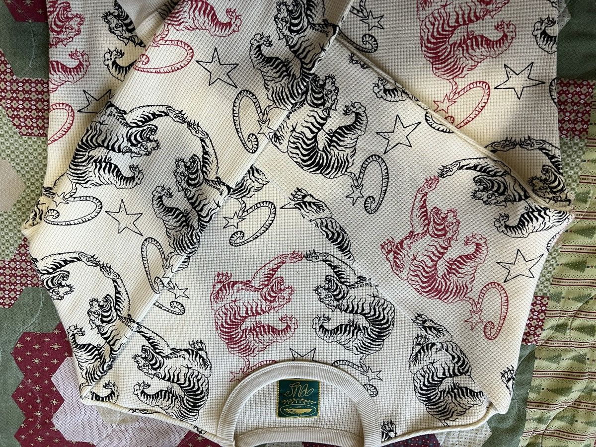 CORTEIZ MENS TIGER WAFFLE LONGSLEEVE