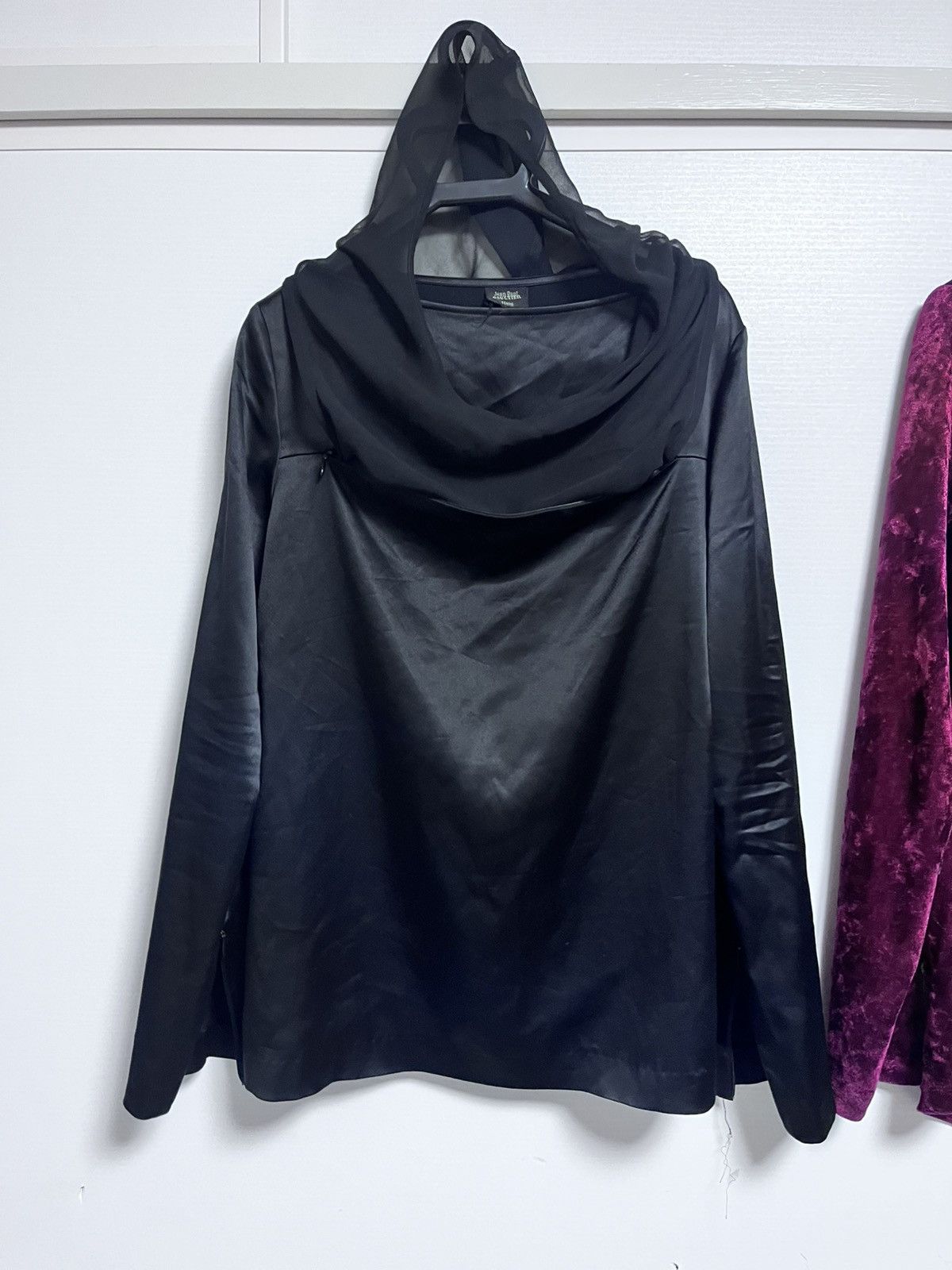 Jean Paul Gaultier JeanPaulGaultier FEMME 2001 Deconstructed Cutout Draped Top Size US XS / EU 42 / 0 - 2 Thumbnail
