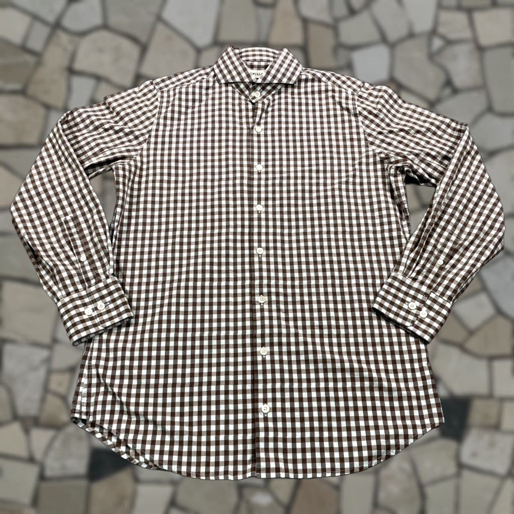Vintage Twillory Shirt Mens Small 15.5 32-33 Green Check Tailored Fit Button Up Casual Size US S / EU 44-46 / 1 - 1 Thumbnail