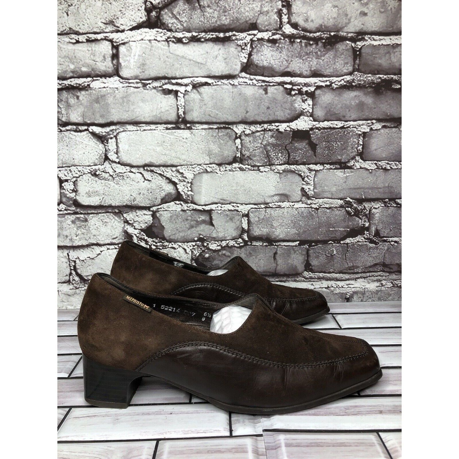 Mephisto Mephisto Brown Suede Leather Square Toe Split Toe Loafers He Size US 9 / IT 39 - 17 Thumbnail