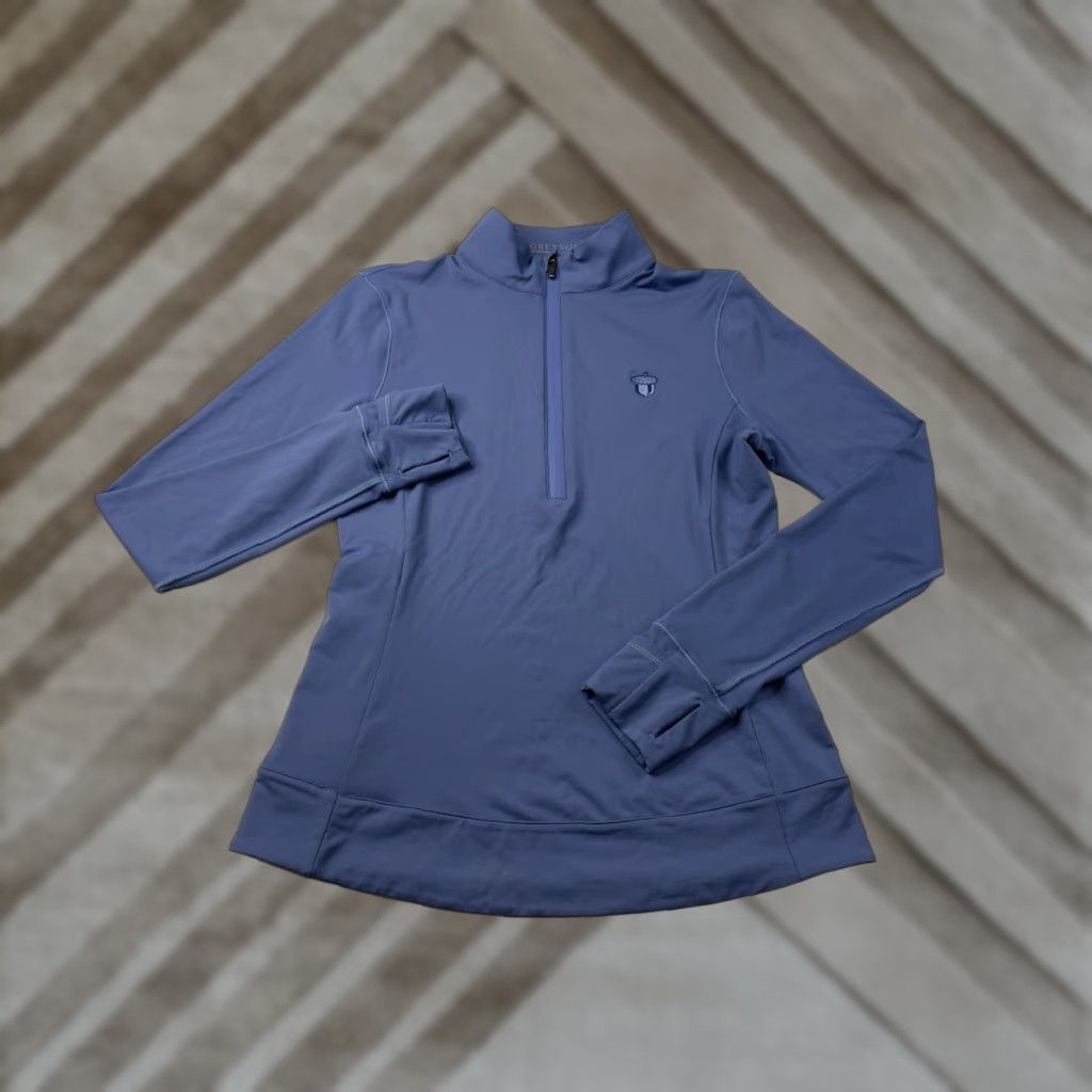 Vintage Greyson Womens 1/4 Zip Pullover Golf Shirt Layer Medium Oak Hill Blue M Adult WomensActivewear Golf 1/4 Zip Size M / US 6-8 / IT 42-44 - 1 Thumbnail