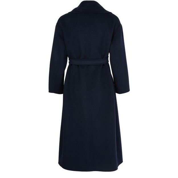Max Mara MAX MARA Alice Belted Blue Wool Long Coat New & Authentic (W Size M / US 6-8 / IT 42-44 - 2 Thumbnail