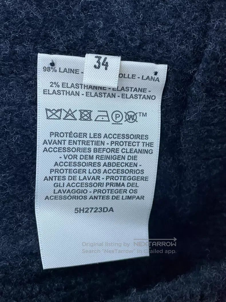 Hermes Hermes Grey Mid-Length Open Cardigan Jacket Size XXS / US 00 / IT 34 - 5 Thumbnail